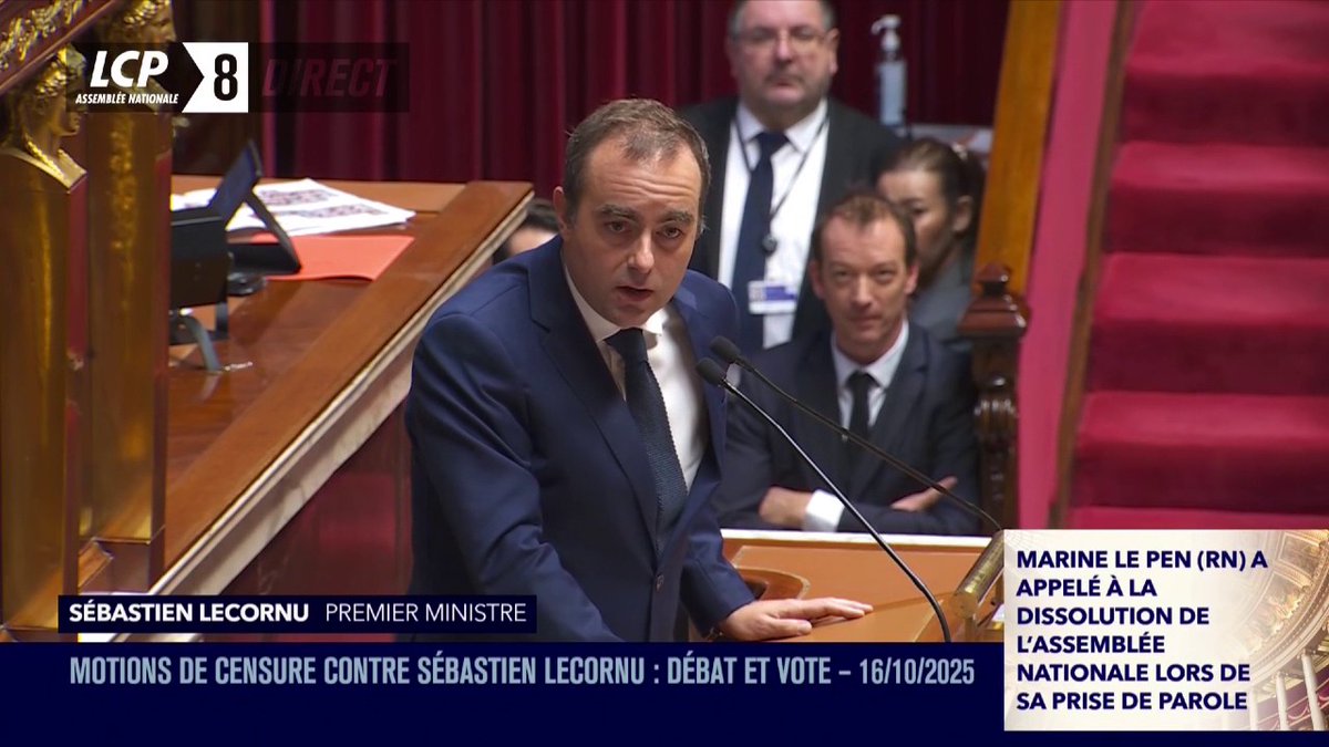 .Sébastien Lecornu interpelle Marine Le Pen : "Vous avez été candidate à l'élection présidentielle en 2017, vous avez été battue, vous avez été candidate à l'élection présidentielle en 2022, vous avez été battue." #DirectAN