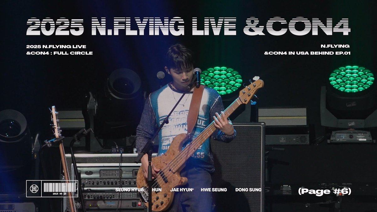 2025 N.Flying LIVE ‘&CON4 : FULL CIRCLE’ in USA BEHIND Ep.01 ⚡ #NFlying #엔플라잉 #엔콘 #FULL_CIRCLE