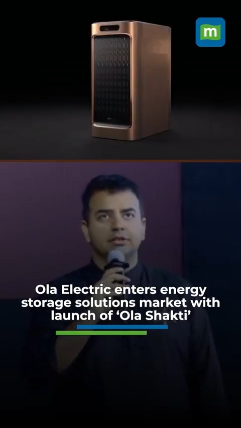 #Watch | Ola Electric enters energy storage solutions market with launch of ‘Ola Shakti’ #OlaElectric #Ola #Business