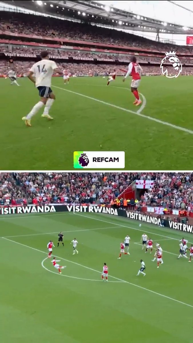 Goals from the referee’s perspective 👁️