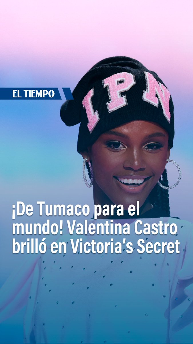 🤩🇨🇴¡Espectacular! Así desfiló la modelo tumaqueña Valentina Castro, primera colombiana en participar en el Victoria's Secret Fashion Show. 👏Vea algunos detalles de su pasarela aquí. ¡Felicitaciones de nuevo, Valentina! 📹Edición por Jerson Cruz