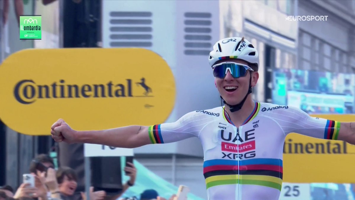 🐐🌈 Un documento para guardar 𝒄𝒐𝒎𝒐 𝒐𝒓𝒐 𝒆𝒏 𝒑𝒂𝒏̃𝒐 si te gusta el ciclismo, por Tadej Pogacar 2️⃣0️⃣ victorias en 2025 y un sinfín de momentazos irrepetibles que has podido vivir en Eurosport y HBO Max España 🌟