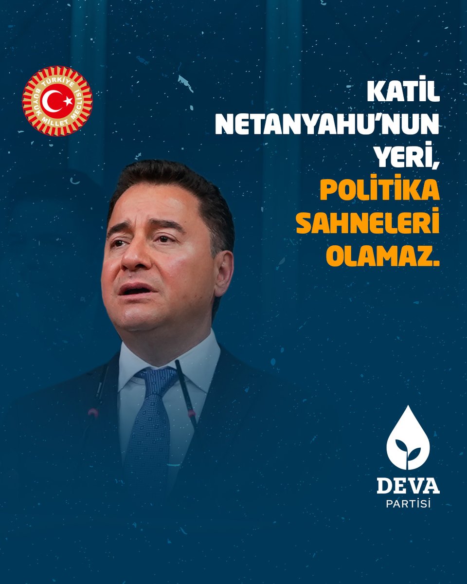 Hakkında insanlığa karşı işlenmiş suçlardan tutuklama kararı çıkarılmış katil Netanyahu'nun yeri, politika sahneleri olamaz. Netanyahu'nun yeri Miloseviç'in yanıdır. Netanyahu'nun yeri, Karadziç'in yanıdır.