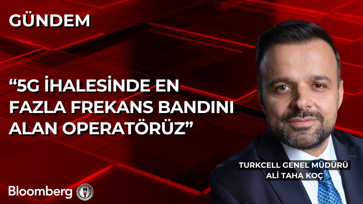 Turkcell Genel Müdürü Ali Taha Koç: 📍 5G ihalesinde en fazla frekans bandını alan operatörüz 📍 Bundan sonra yapacağımız bütün yatırımlar 6G'ye uyumlu yatırımlar olacak