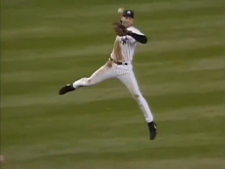 The Jeter jump throw is simply ICONIC ⭐️