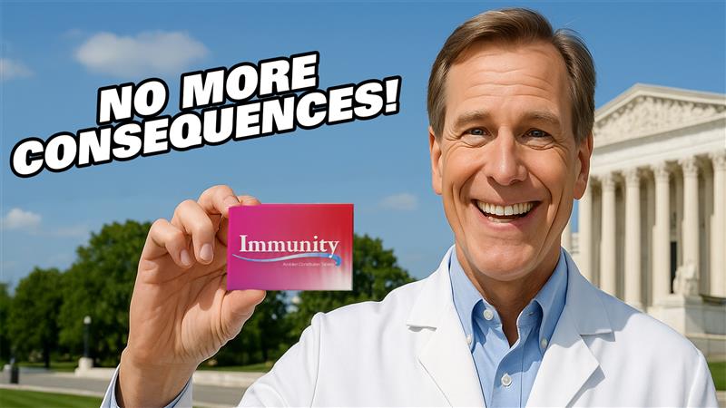 💊 Introducing Immunity™: The Legal Drug That Erases Consequences 💊 Now available in a variety of powerful formulations: 👉 Qualified Immunity 👉 Absolute Immunity 👉 Municipal Immunity 👉 Prosecutorial Immunity 👉 Judicial Immunity Take your pick — there’s a dose for every level of power. Immunity™: It stops accountability dead.
