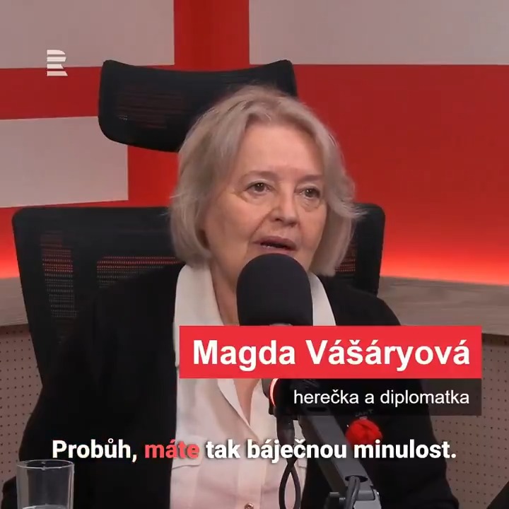 „Vy přece máte takový intelektuální základ, ale přitom je pro vás nejdůležitější pivečko, mužská panděra, mrkev v zahrádce, prostě klídek, pohoda. Jděte do háje!“ říká s úsměvem Magda Vášáryová. Proč nikdy nebyla v baru? Ptala se Lucie Výborná.