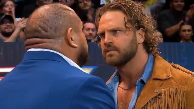 #AEWWrestleDream 8pm ET/5pm PT This Saturday, 10/18 AEW World Title Hangman Page vs Samoa Joe Samoa Joe wants to collect what's owed in helping The Champion beat The Death Riders, but Hangman KNOWS he'll outlast the Samoan Submission Machine. Hangman vs Joe LIVE on HBO Max PPV