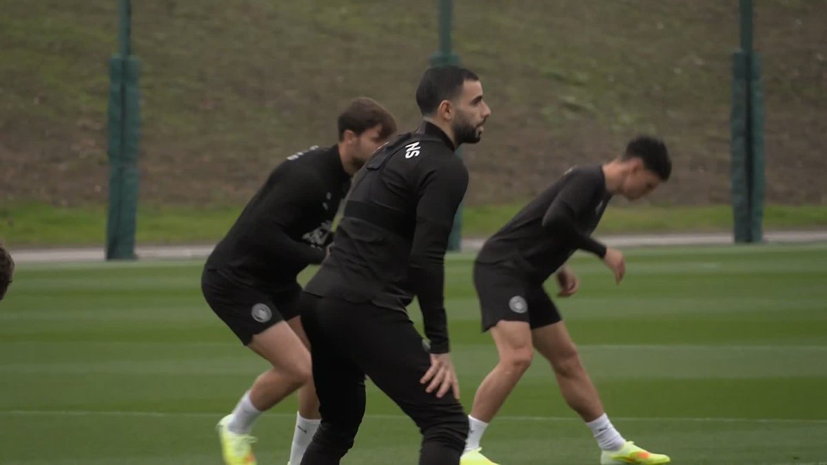Rayan Ait-Nouri and Omar Marmoush are in training for Man City after being out with injuries ๐ต