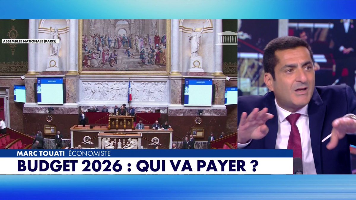 Marc Touati : «Nous sommes n°1 du monde des impôts. Et on nous dit qu'on va encore augmenter, c'est incroyable. Mais le vrai coût, c'est la perte de crédibilité de la France. C'est le seul pays développé qui n'a pas réformé son système des retraites.» #Punchline