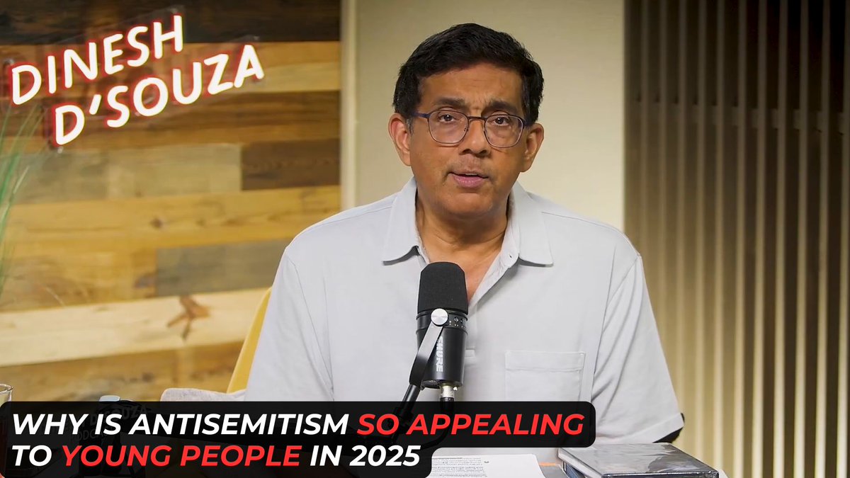 American youths are getting an unhealthy dose of antisemitism online. They are learning lies as "history" from malicious "experts" brought on to trendy podcasts. It's a growing con on our culture. Dinesh D'Souza discusses the problems facing our youth.