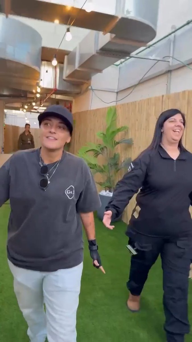 The moment three friends, who have spent the last 2 years terrified for each other's safety, reunite. Emily Damari, Ziv Berman, and Gali Berman are together again, despite everything.