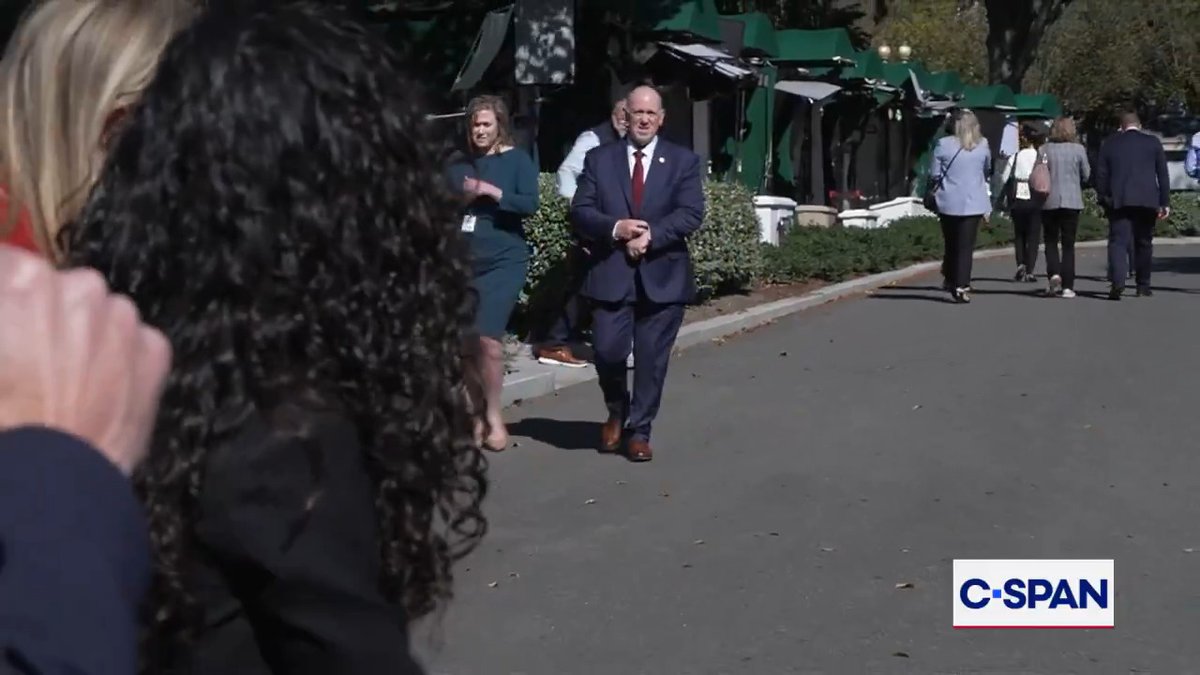 Q: "Mr. Homan..." Tom Homan: "I don't have time today, folks. I'm 20 minutes late." Q: "Did you take the $50,000 cash in a bag?"
