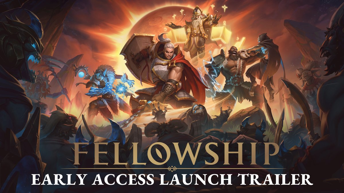 Fellowship is AVAILABLE NOW in Steam Early Access! ⚔️ Choose your hero, gather your crew and battle your way through epic dungeons! Your adventure starts today. 🙌 👉 Play now: 📜 Read more Early Access details: