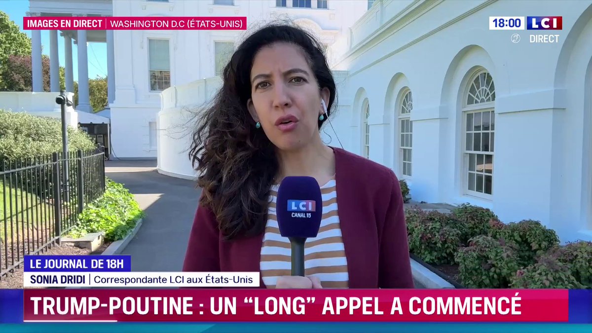 🔴 Donald Trump et Vladimir Poutine : un "long appel" a commencé