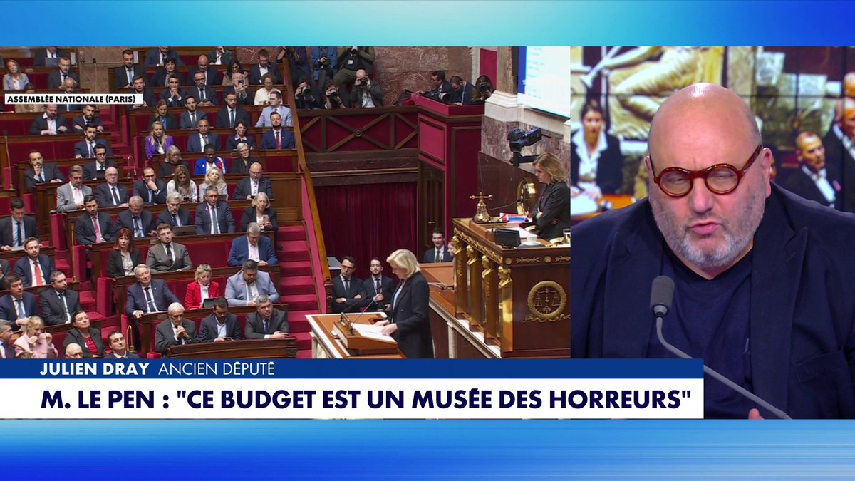 Julien Dray : «Quel aurait été le résultat s'il y avait une censure ? Si vous êtes capables de m'expliquer quel est le programme exact du RN s'il y a les élections, je vous paie un restaurant.» #Punchline