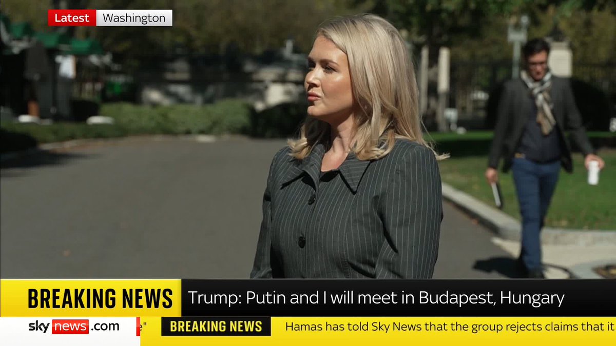 BREAKING: White House Press Secretary Karoline Leavitt says the phone call between Donald Trump and Vladimir Putin was "good and productive". 📺 Sky 501, Virgin 602, Freeview 233 and YouTube