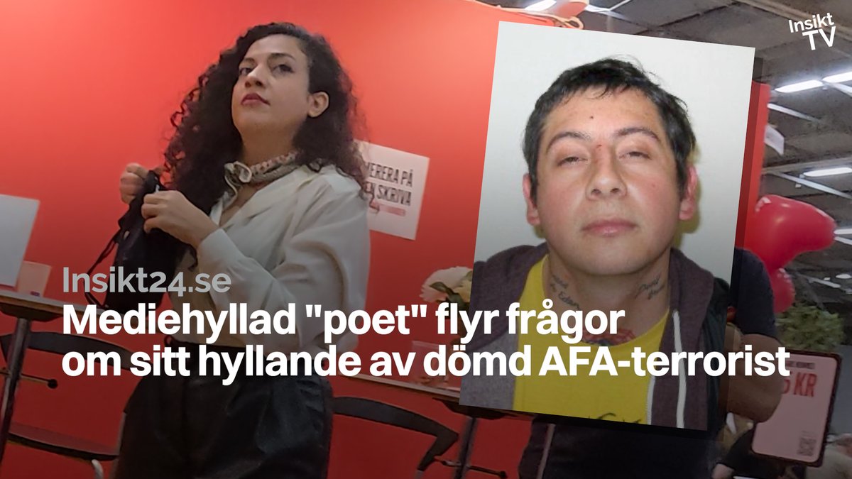 Mediehyllade Athena Farrokhzad flyr frågor om sitt hyllande av en AFA-terrorists dråpförsök ▹ Se videoreportaget och läs mer om Athena Farrokhzad här: ▹ Stöd Insikt24 genom att swisha 350 kronor till 123 524 68 71 för en halvårsprenumeration.