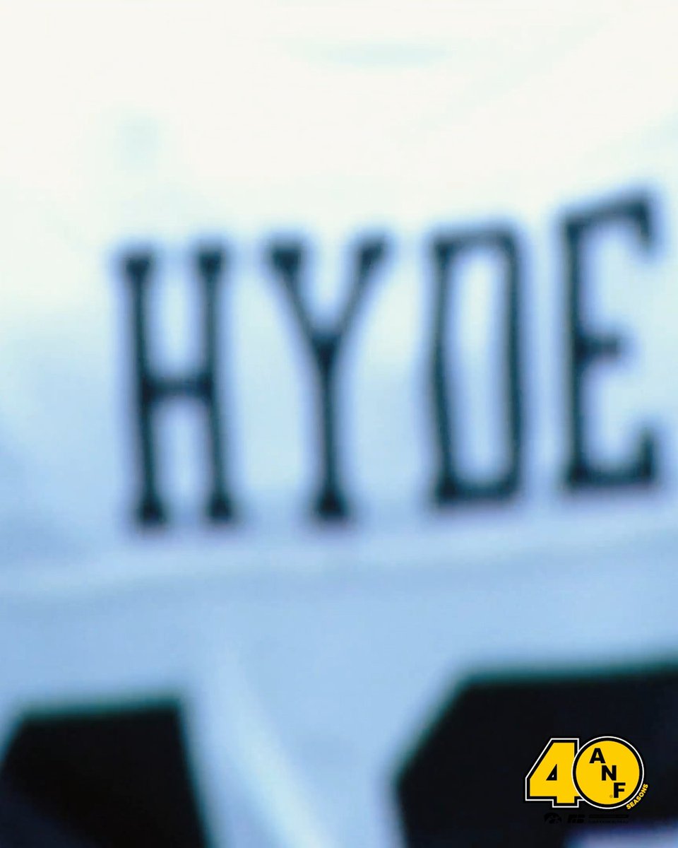 One of the best to wear the Black &amp; Gold Micah Hyde ⚫️ 🟡 2025 ANF Wall of Honor Recipient.