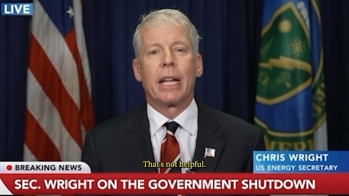 The Schumer shutdown is deeply destructive. Starting Monday, we will be required to start furloughing contractors who are responsible for modernizing our nuclear stockpile.