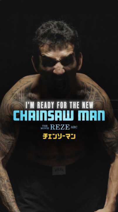 Chainsaw Man 🤝 Max Holloway Max Holloway Giving up is never an option. The worldwide phenomenon returns with an original movie in Premium Formats and IMAX - exclusively in theatres October 24. Get tickets now! #ChainsawManMovie #SonyPicsPartner
