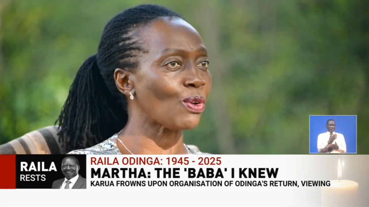 Martha Karua: I knew Raila Odinga before I entered Parliament. I was among his many lawyers... He never held grudges and had a big heart. #RailaRests NginaKirori