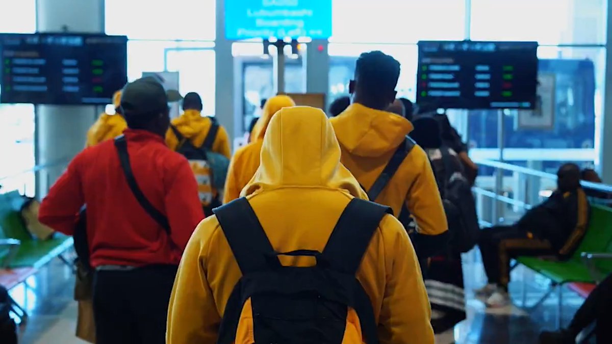 The Glamour Boys arrived safely today in Lubumbashi, in the Democratic Republic of Congo, ahead of Saturday's CAF Confederation Cup match against AS Simba. #Amakhosi4Life
