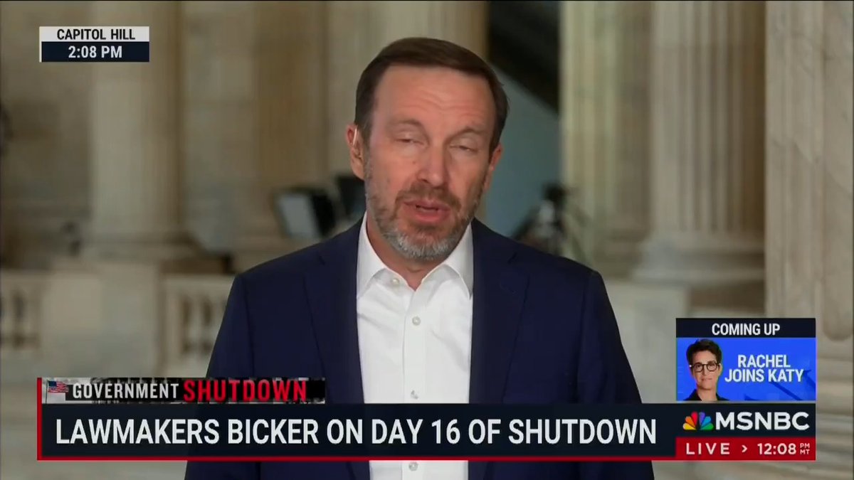 Sen. Murphy: This is a country that is falling apart because Trump is in the middle of an authoritarian takeover. We're not on the verge of an authoritarian takeover. We're in the middle of it. I have no moral obligation to vote for a budget that literally funds the destruction of our democracy