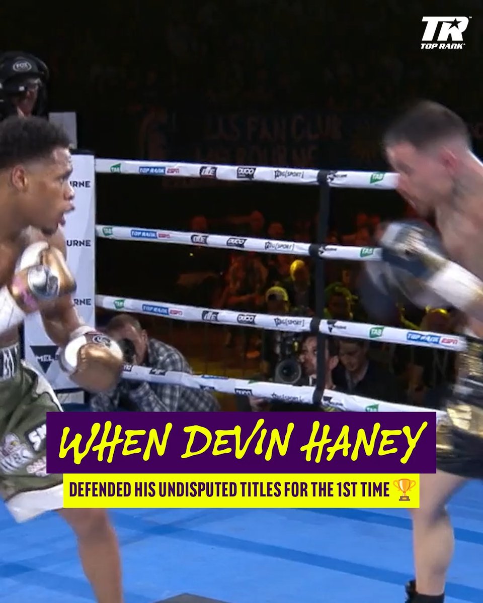 Three years ago in Melbourne, Devin Haney defended his Ring and undisputed lightweight titles in his rematch with George Kambosos Jr 👑 The Ring IV live on DAZN l @riyadhseason l Nov 22nd 🥊