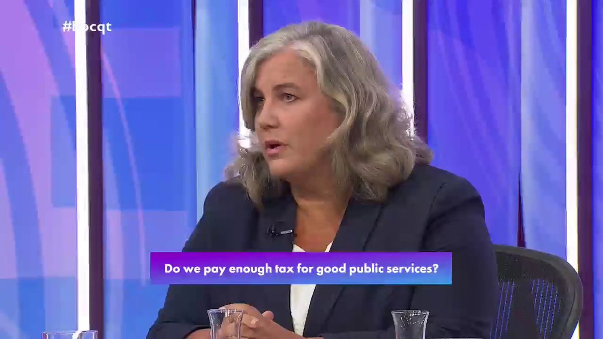 “If you don’t get the tax receipts through companies... we are not going to get the sort of public services that… British people aspire to” Labour’s Heidi Alexander says the government is guided by “fairness”, and it can “get the balance right” on possible tax rises #bbcqt