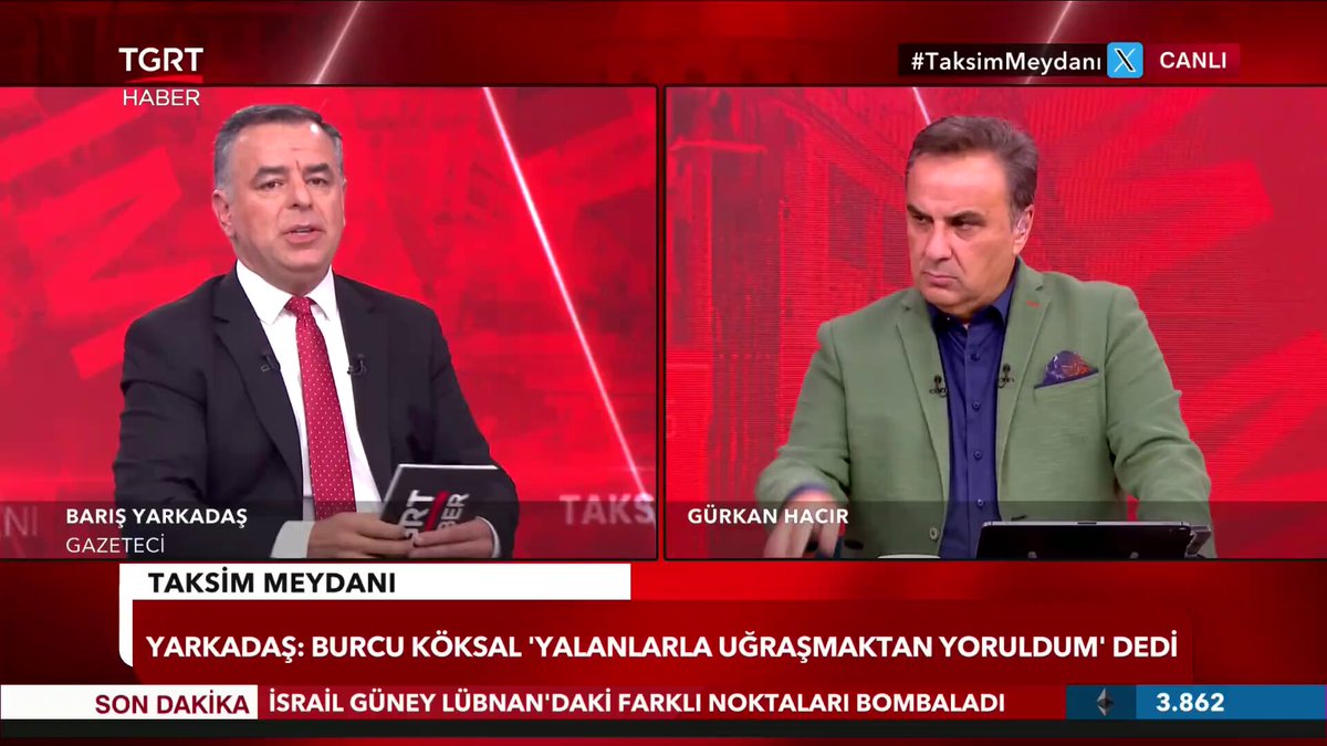 📌'Dün 2 İHA muhabiri gözaltına alındı!' 🗣️Gazeteci Barış Yarkadaş: "Gazeteciler sürekli hedef haline getirildiği için gazeteciyi gözaltına almak, gazeteciyi susturmak, hedef göstermek rutin haline geldi." 📺 Barış Yarkadaş gürkan hacır