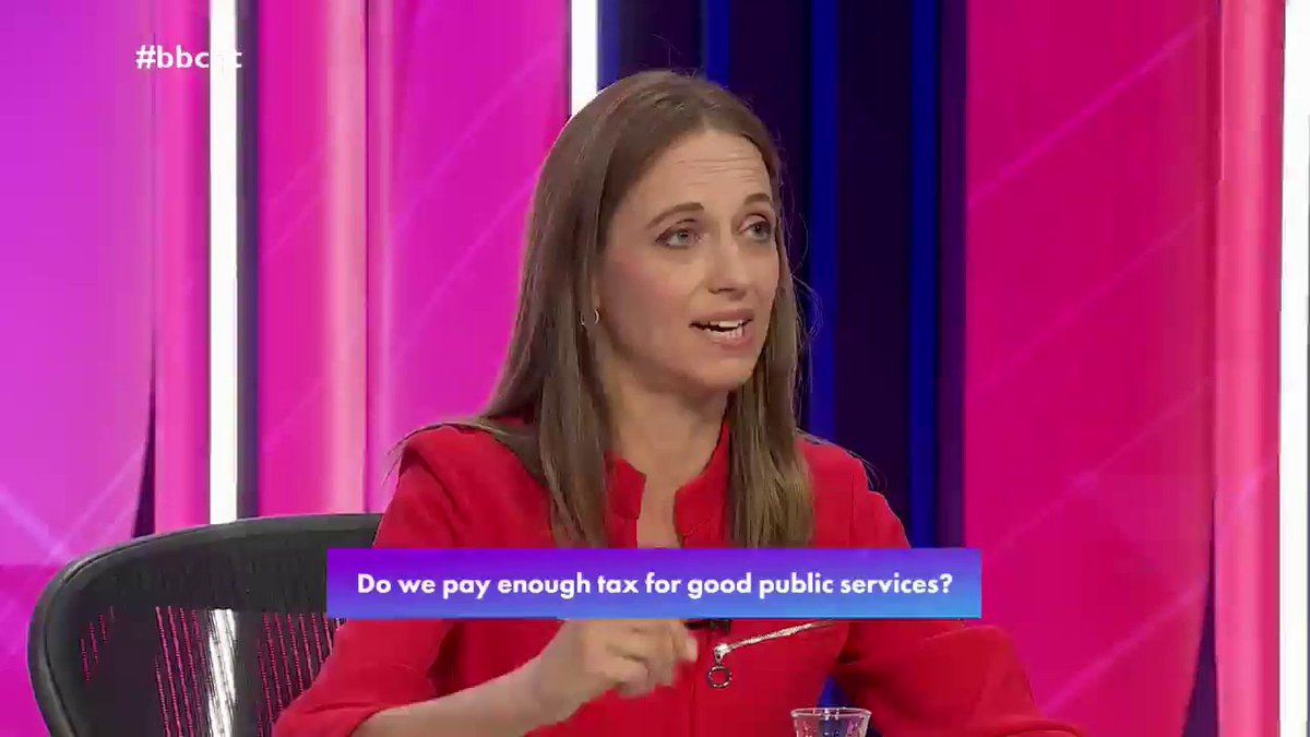 “People with low level mental health conditions should not be continuing to get sickness benefits” Helen Whatley says the Conservatives would reduce tax, with “too many people” signed off work, cuts to some benefits could “achieve savings” of £7bn-£9bn #bbcqt
