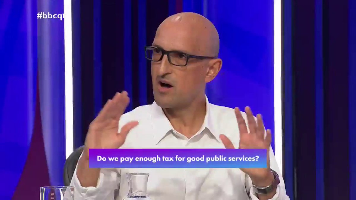 “How on earth are you supposed to fund growth… when we’re snookered by process, by planning, by endless consultation” Columnist Matthew Syed says the UK is “paralysed” and needs infrastructure and growth to “get the tax revenue” to fund improved public services #bbcqt