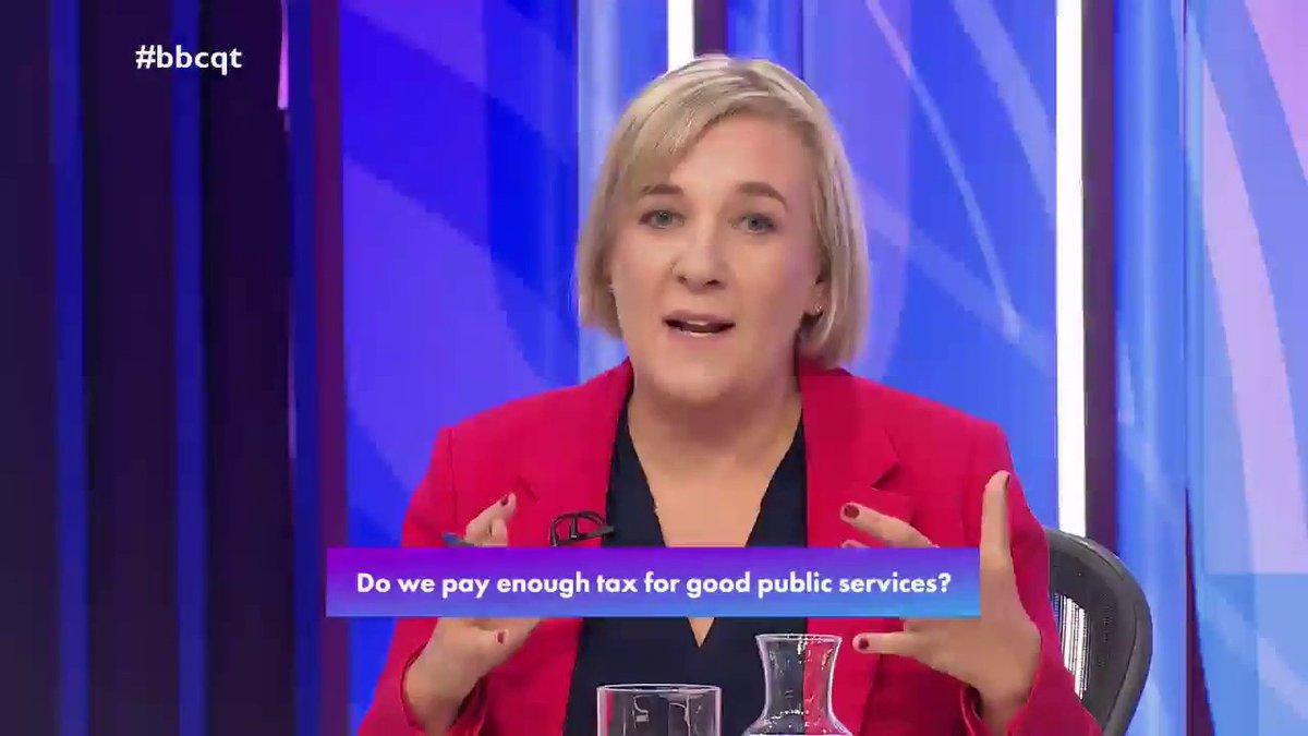 “We’re all paying a lot of tax, and we’re not seeing enough in our public services” Liberal Democrat Lisa Smart says the government are making the “wrong choices” on tax and spending, and some cuts lead to higher long term costs #bbcqt