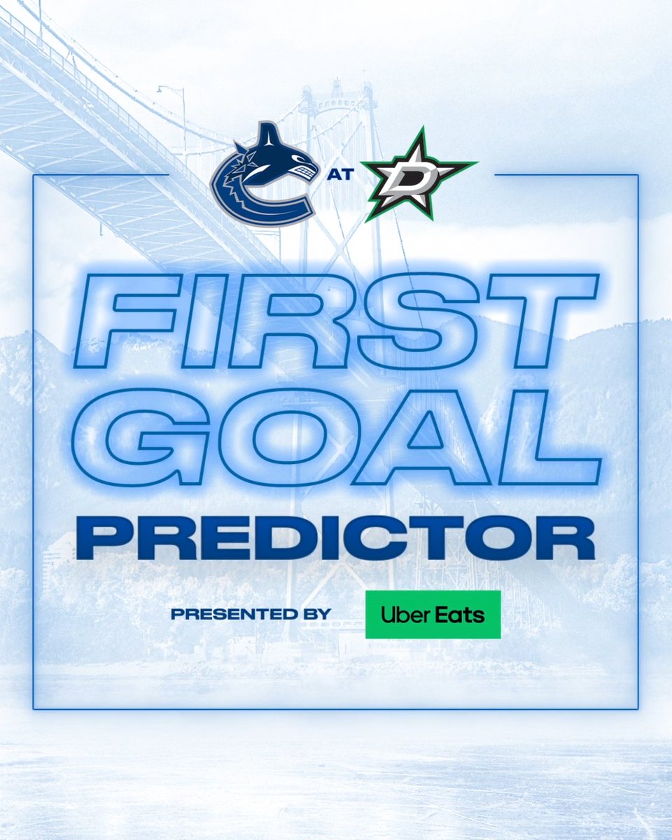 Which Canuck is scoring first? 🚨 Enter your prediction for a chance to win a $100 gift card to Uber Eats! ENTER NOW |