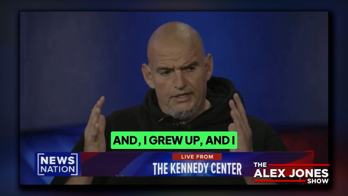VIDEO: Democrat Senator John Fetterman Criticizes His Own Party Over Extreme Rhetoric That Is Leading To Political Violence! "I Know & Love People That Voted For President Trump, They're Not Fascists, They're Not Nazis, They're Not Trying To Destroy The Constitution! We Really Gotta Turn The Temperature Down!" PLUS, He Blames The Dems For Unnecessary Government Shutdown- Not Trump!