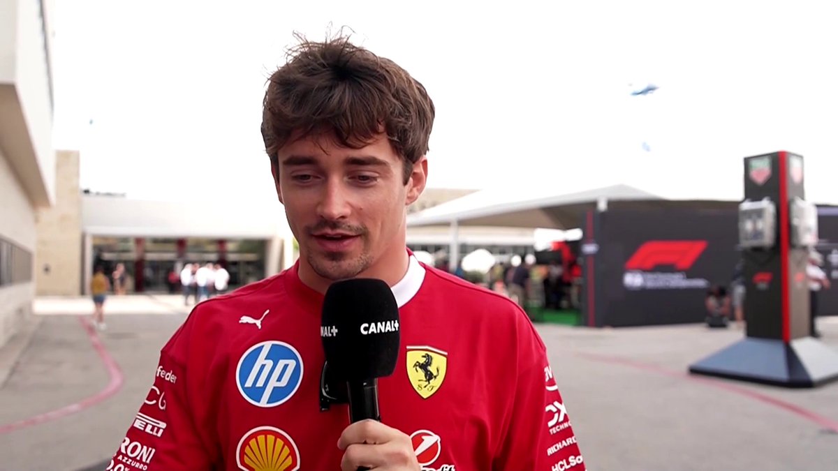 Laurent Dupin qui plombe l'ambiance avant même le début du week-end...🥳 Joyeux anniversaire quand même Charles 🥰 #F1 #USGP