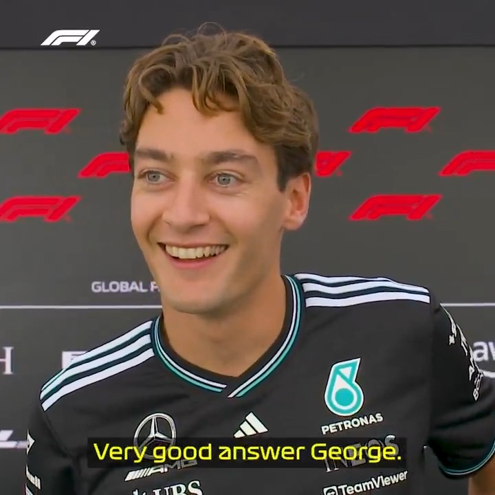 The type of guy to answer a contract question like this... 😅📝 #F1 #USGP