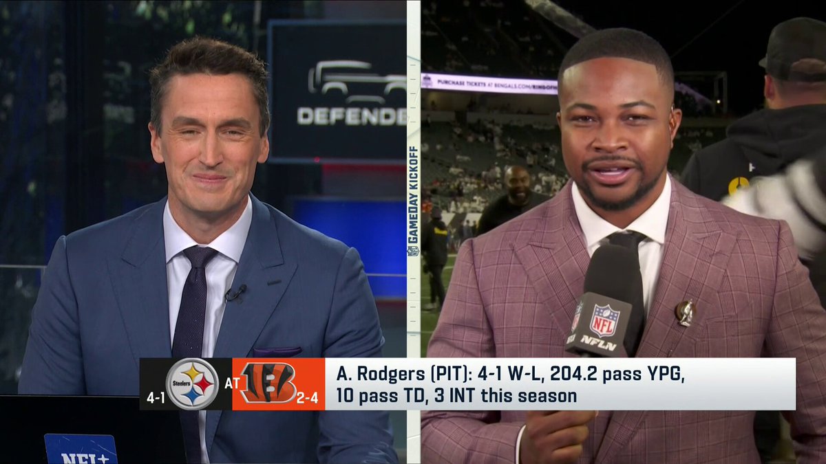 Steelers traded for Jalen Ramsey to pair with Joey Porter Jr. + Darius Slay for matchups like tonight vs. Ja’Marr Chase &amp; Tee Higgins. Porter Jr. told me “OG” Ramsey earned right to see Chase a lot but he’s going to make sure Chase &amp; Higgins hear him with his trash talk &amp; play.