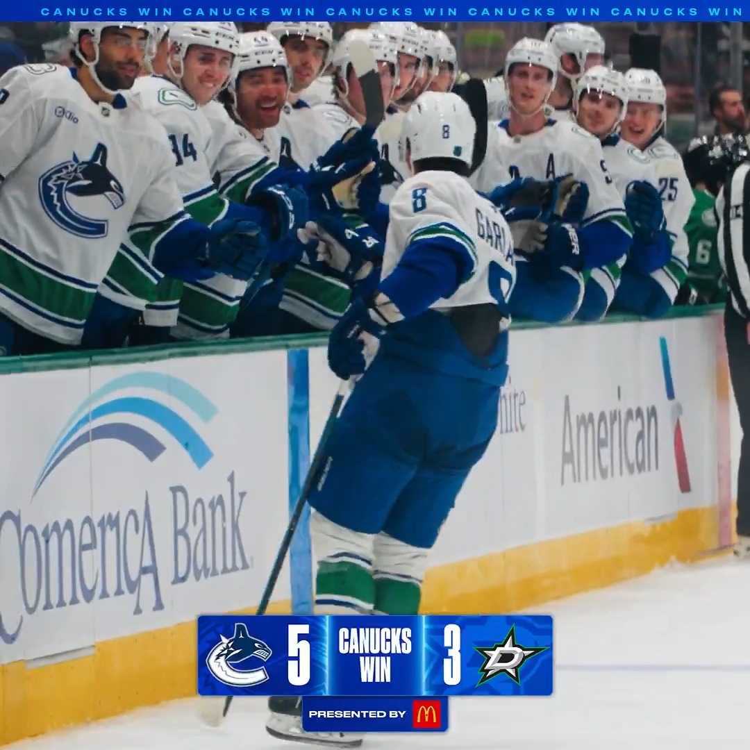 ROAD TRIP STARTS WITH A W❗️ #Canucks | McDonald's 🇨🇦