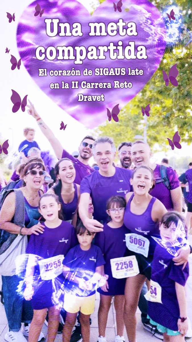 💜 Correr está bien, pero correr por una buena causa te convierte en parte del cambio. El corazón de SIGAUS latió en la II Carrera RetoDravet de Fundación Síndrome de Dravet, por quienes viven con esta enfermedad rara. Porque el compromiso se construye gota a gota… y cada gota cuenta.