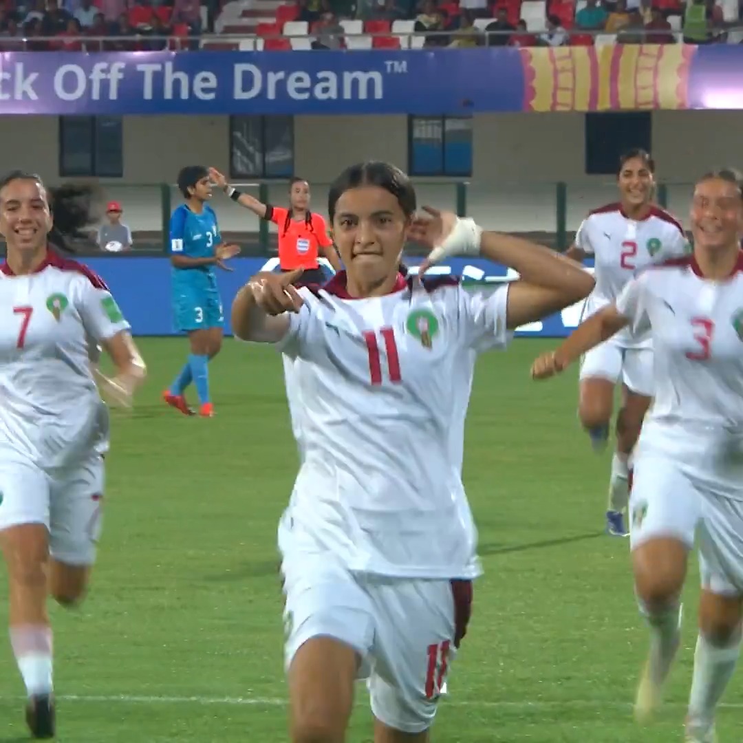 انتصار تاريخي لسيدات المغرب 🇲🇦 #U17WWC