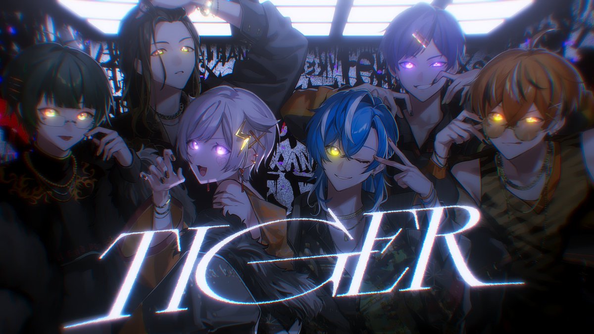 Tiger / HANA covered by 初兎 × 悠佑 × 如月ゆう × こったろ × うるみや × しゃるろ 🐇Full ver. #歌ってみた #Tiger