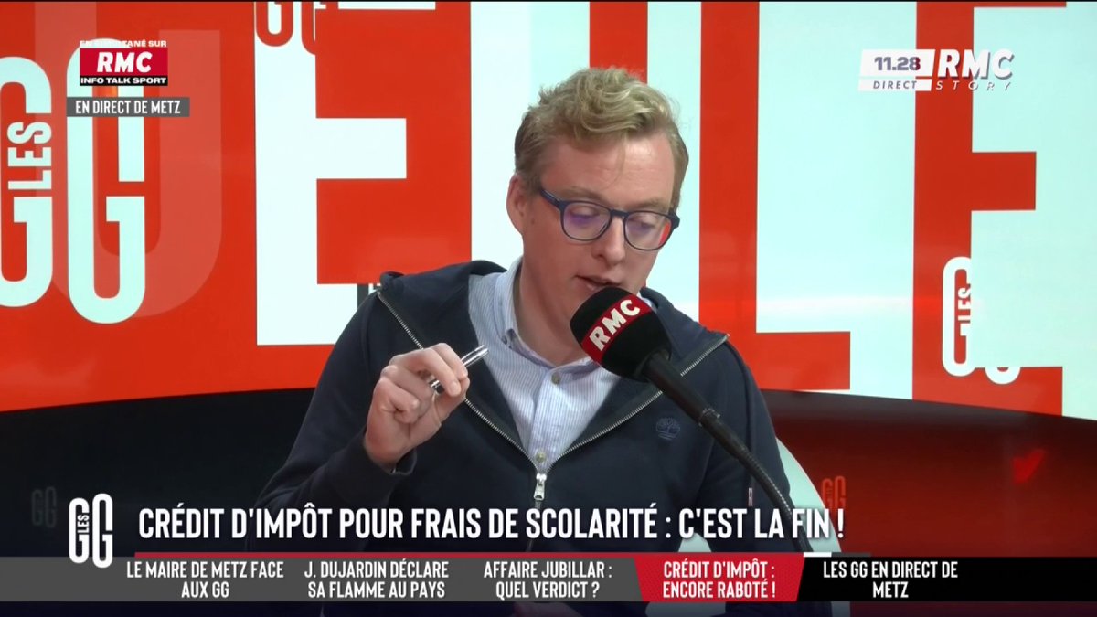 🧑🏫 Fin de la réduction d’impôt pour les frais de scolarité 🗣️ Antoine Diers : "Il y a un paquet d'inactifs ! Arrêtons de toujours taper sur ceux qui travaillent et regardons la foule des inactifs qui bénéficient des minimas sociaux et tapons sur eux !" #GGRMC