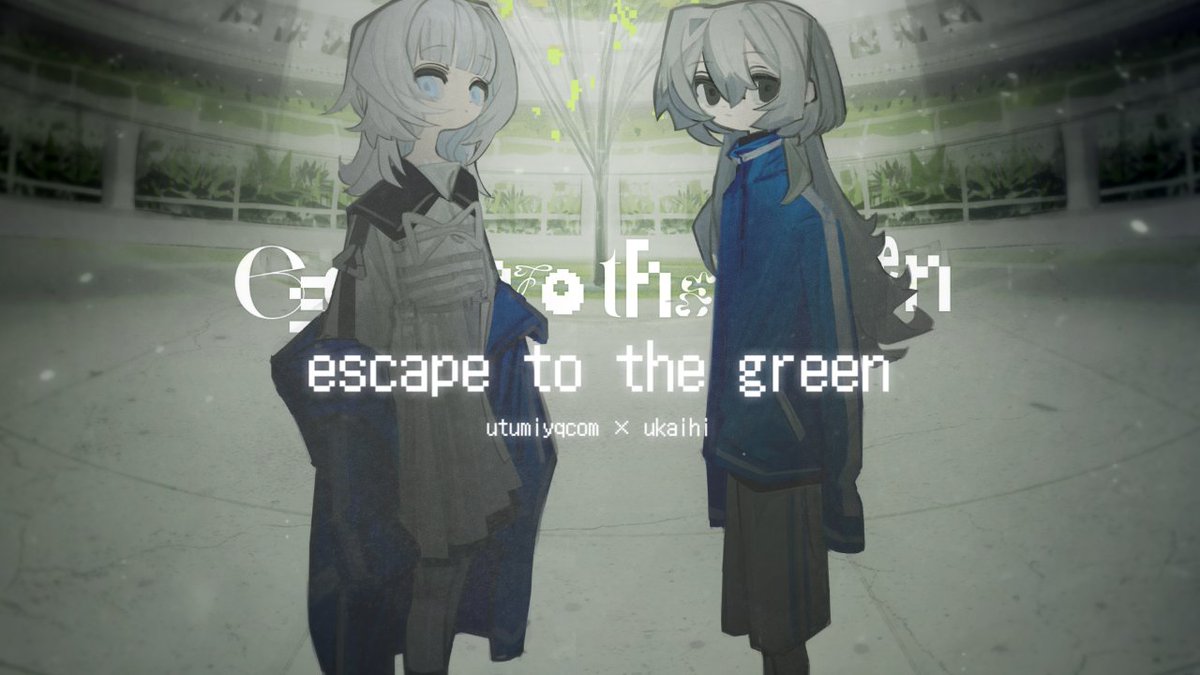【#M3秋2025 - uka .com XFD】 · • —– ٠ ✦ ٠ —– • · utumiyqcom × ukaihi 1st EP 『escape to the green』 · • —– ٠ ✦ ٠ —– • · 全5曲 + CD限定ボーナストラック2曲 価格 - ¥2,000 2025.10.26 東京流通センター TRC 第一展示場 C-11a うかどっとこむ