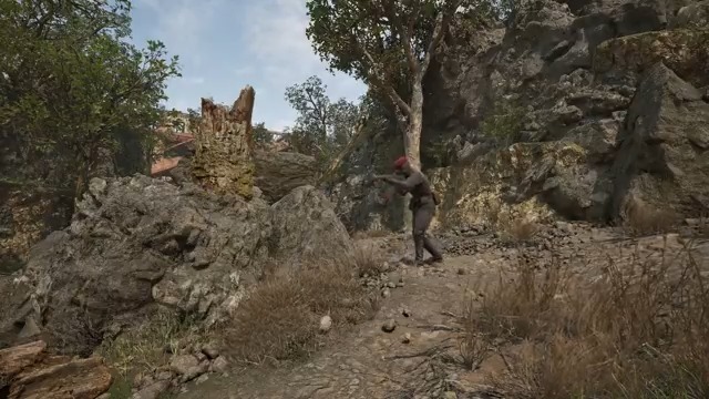 「FOX HUNT」紹介 「ATカム」 本モードの最も重要なアクションである「隠れる」アクション 偽装効果を発揮して風景に溶け込むことができます。 隠れて敵をやり過ごすだけでなく、待ち伏せて奇襲も可能! #MGSDelta #MetalGearSolid #メタルギアソリッド #FOXHUNT