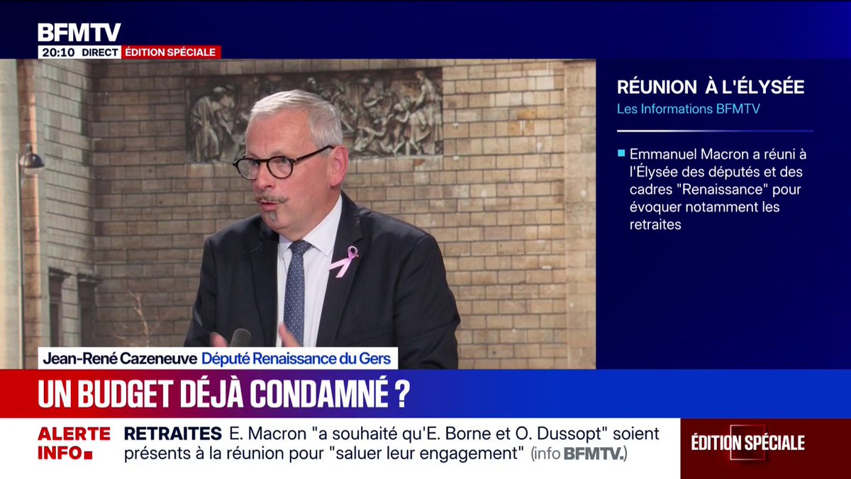 « L’instabilité dans laquelle nous plongerait une censure coûterait bien plus cher à notre pays. » J.R. Cazeneuve Père du député Pierre Cazeneuve et de Marguerite (conseillère de Macron), beau-père du député A. Rousseau et de la députée Maud Bregeon.