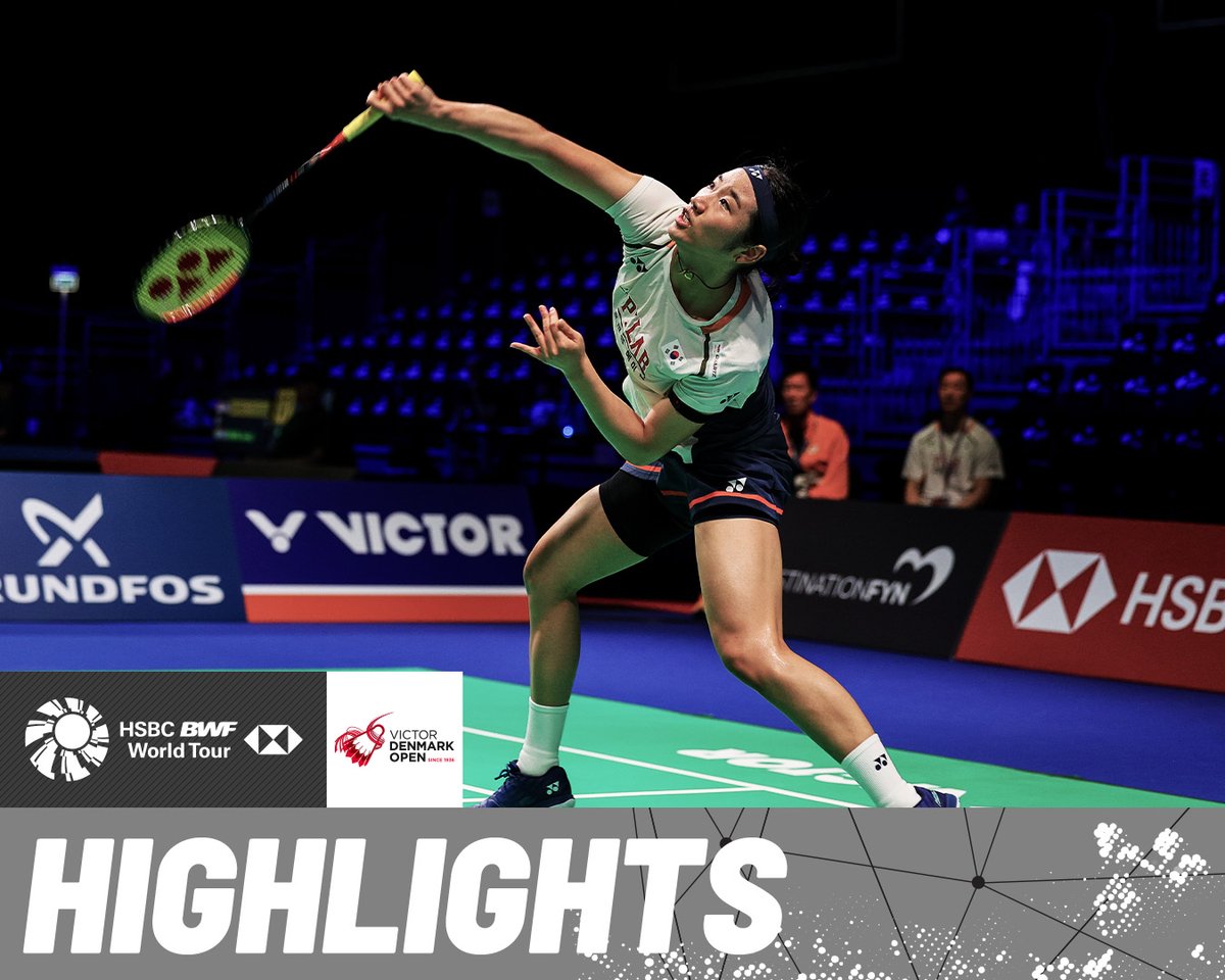 World No.1 An Se Young 🇰🇷 faces off against Tomoka Miyazaki 🇯🇵. #BWFWorldTour #DenmarkOpen2025