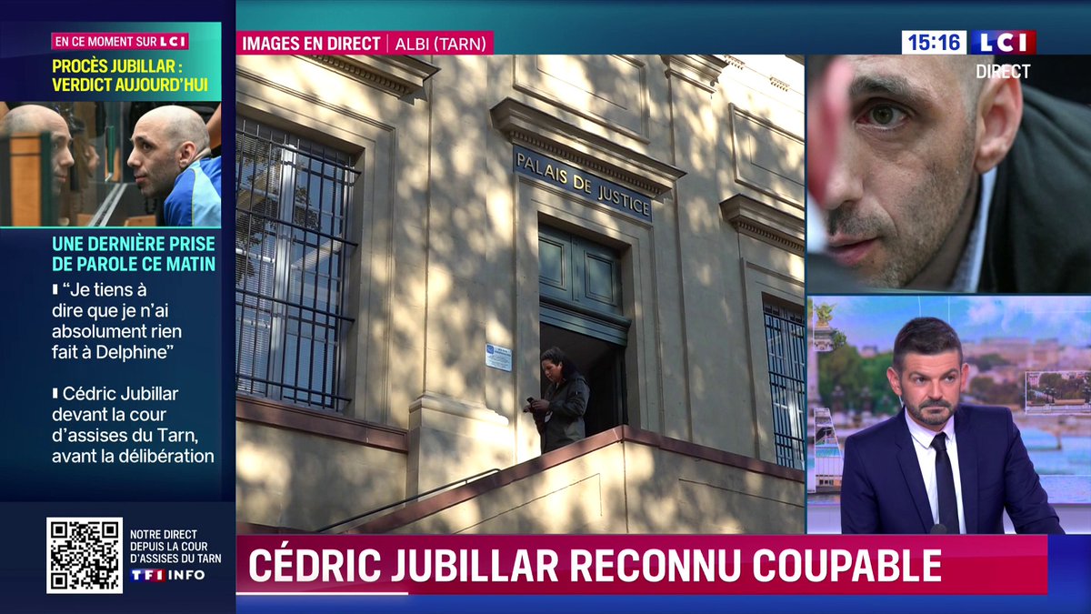 🔴 ALERTE INFO : Cédric Jubillar est reconnu coupable. Il est condamné à 30 ans de prison.