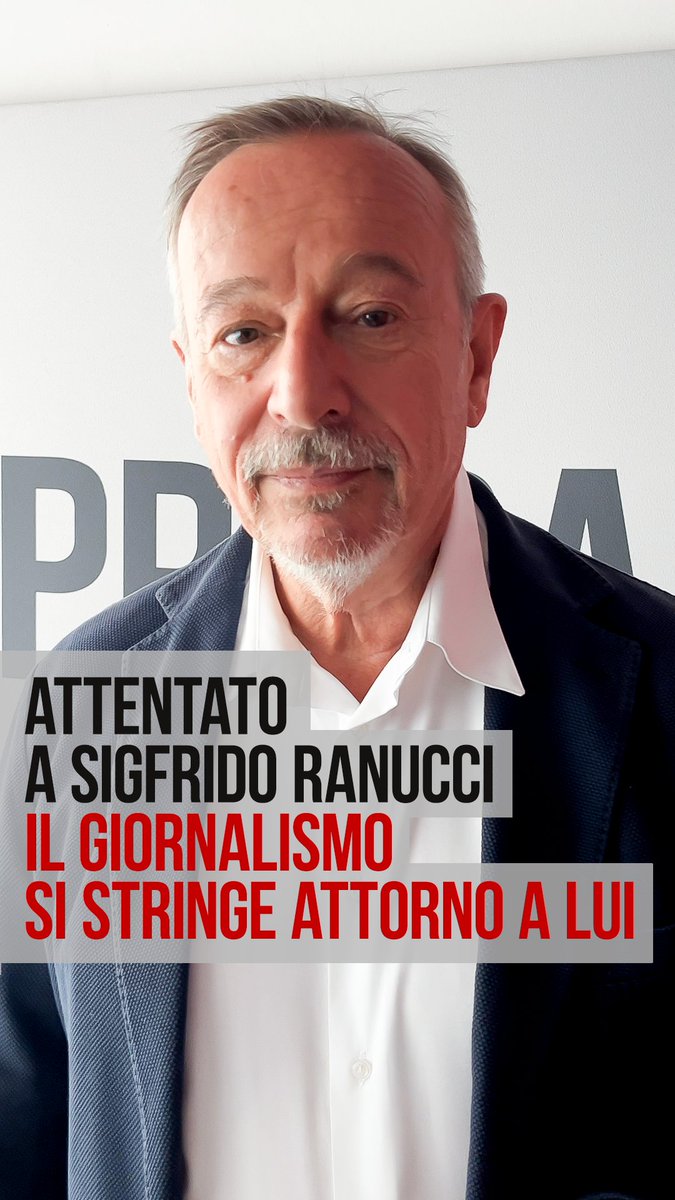 🔴 riccardo iacona e la redazione di #PresaDiretta esprimono solidarietà a Sigfrido #Ranucci per il gravissimo attentato subito. A Teulada ore intense dopo la notizia. Giornalisti e redazioni si stringono attorno a lui: nel mirino c’è il giornalismo. Report Sigfrido Ranucci